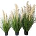 Natural Grass Dried Flowers, Trendy Instagram-style Artificial Green Plants For Floor Display, Mall Window Display_maomaolike.com