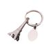 Unisex Personalized creative tourism souvenirs Paris style jewelry Paris Tower key chain lettering_maomaolike.com