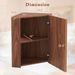 Corner Medicine Cabinet With Mirror With Open Mirror Door And Adjustable Shelf_maomaolike.com