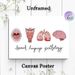 Speech Language Pathology Painting Poster, Hand-drawn Speech-related Anatomical Organs Poster, Informative Educational Decor Ideal For Speech Therapy_maomaolike.com