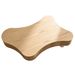 42.52 Inch Modern Wooden Handcraft Drum Coffee Table Irregular Shaped Coffee Table For Living Room,Small Coffee Table With Sturdy Pedestal_maomaolike.com