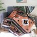 boho Cover Vintage American-style Cotton-linen Cushion, Tiger Chair Backrest Cover, Single-person Sofa Bl, Decorative_maomaolike.com
