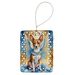 Basenji My Angel Porcelain Ornament Christmas Tree Hanging Decorations For Home Christmas Holiday, Rectangle, Gift, Multicolor_maomaolike.com