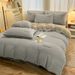 New Thickened A-Side Arctic B-Side Milk Velvet Four-Piece Set Warm Quilt Cover Bedding Factory Wholesale Trade_maomaolike.com