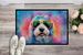 Old English Sheepdog Hippie Dawg Doormat Front Door Mat Indoor Outdoor Rugs For Entryway, Non Slip Washable Low Pile, 24H X 36W_maomaolike.com