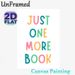 Just One More Book Themed Painting Poster, Vibrant Colorful Playful Lettering Poster, Warm Reading-encouraging Decor Ideal For Living Room, Reading_maomaolike.com