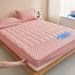 Waterproof Quilted Fitted Sheet Set - A-Class Washed Cotton, Anti-Slip, Dustproof & Hypoallergenic Bed Cover For_maomaolike.com