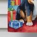 Bernese Mountain Dog Christmas Reindeer House Flag Large Porch Sleeve Pole Decorative Outside Yard Banner Artwork Wall Hanging, Polyester, House Size, Multicolor_maomaolike.com