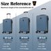 3pcs Luggage Set - Lightweight Hard Shell Suitcase Set With Double Spinner Wheels, Carry-on Luggage With TSA Lock, Large Capacity Travel Trolley Case, Designed For Business And Leisure Trips_maomaolike.com