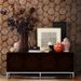 45cm*2000cm Geometric Wood Texture Wallpaper – Waterproof Self Adhesive 3D Wall Paper For Bedroom & TV Background_maomaolike.com