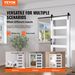 VEVOR Barn Door And Hardware Kit, 30" X 84" Wood And Glass Sliding Barn Door, Smoothly And Quietly, Barn Door Kit With 8-in-1 Floor Guide And Door Handle, Spruce Wood Slab And Frosted Glass_maomaolike.com