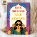 Indian Folk Lyric Themed Painting Poster, Vibrant Retro Style Poster With Stylish Indian Female & Traditional Mandala Patterns, Cultural Artwork Ideal_maomaolike.com