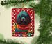 Poodle Holiday Christmas Porcelain Ornament Christmas Tree Hanging Decorations For Home Christmas Holiday, Rectangle, Gift, Multicolor_maomaolike.com