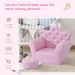 Kids Sofa Set With Footstool, Princess Sofa With Diamond Decoration_maomaolike.com