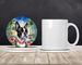 Boston Terrier Luau Large Sandstone Coasters Pack Of 4 Absorbent Round Coasters Decor Gifts For Men Or Women, 4 In, Multicolor_maomaolike.com