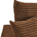 Spring Upholstered Armchair And Ottoman Set - Comfortable Single Sofa With Cup Holder , Corduroy Fabric And Storage, Perfect For Living Room Or Bedroom (Camel )_maomaolike.com