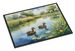 Mother Duck Doormat Front Door Mat Indoor Outdoor Rugs For Entryway, Non Slip Washable Low Pile, 24H X 36W_maomaolike.com