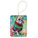 English Bulldog Christmas Porcelain Ornament Christmas Tree Hanging Decorations For Home Christmas Holiday, Rectangle, Gift, Multicolor_maomaolike.com