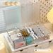 Single-use Storage Box Desktop Cosmetics Sample Organizer Magic Divider Large Capacity For Essence And Mask Acrylic Box_maomaolike.com