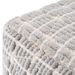Noreen Square Pouf, Light Blue And White Accent Ottoman For Living Room_maomaolike.com