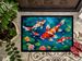 Koi Fish Doormat Front Door Mat Indoor Outdoor Rugs For Entryway, Non Slip Washable Low Pile, 24H X 36W_maomaolike.com