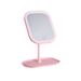 New LED Tray Style Square Round Makeup Rechargeable Fill Light Mirror Desktop Touch Three-Level Dimmable_maomaolike.com