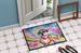 Pug Hippie Dawg Doormat Front Door Mat Indoor Outdoor Rugs For Entryway, Non Slip Washable Low Pile, 24H X 36W_maomaolike.com