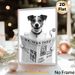 Dog Reading Newspaper Painting Poster, Monochrome Whimsical Dog With Glasses On Toilet Poster, Playful Humorous Decor Ideal For Bathroom, Living Room_maomaolike.com
