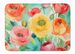 Ranunculus In Watercolor Memory Foam Kitchen Mat Machine Washable Anti-Fatigue Mat Cushion Comfort Bath Mat Or Kitchen Rug_maomaolike.com