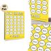 $1K 30 Days Savings Challenge Painting Poster, Bright Yellow Clear Layout Poster, Practical Saving Tracker To Develop Regular Saving Habits For Home_maomaolike.com