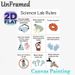 Science Lab Rules Painting Poster, Clear Cartoon-style Lab Safety Guidelines Poster, Conveys Essential Lab Safety Regulations, Ideal For Science_maomaolike.com