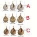 Boho Chic 3pcs Set Of Hand-Woven Cotton Rope & Linen Baskets With Hooks - Ideal For Hanging Fruits, Vegetables, And_maomaolike.com