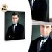 Vintage Gentleman Portrait Painting Poster, Elegant Classic Formal-attire Portrait Poster, Timeless Sophisticated Decor Ideal For Home Study, Office_maomaolike.com