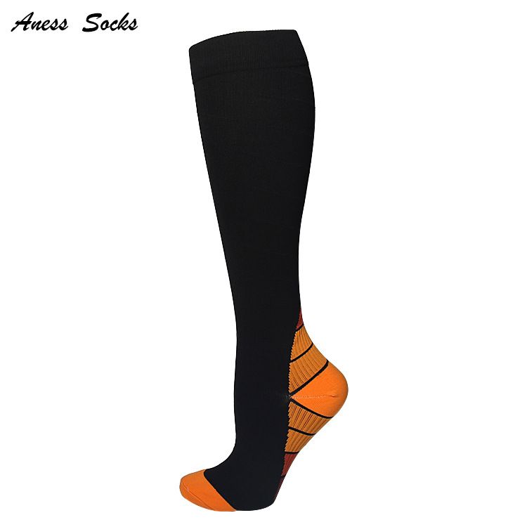 Fashion gradient color sports compression socks outdoor cycling compression socks fitness men and women same style calf socks _maomaolike.com