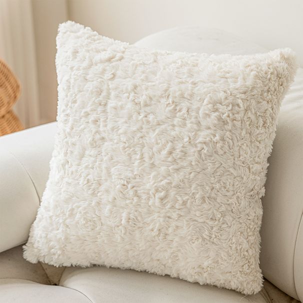 Rabbit Plush Pillow Horizontal Bedside Cushion Model Room Decorative Backrest Nordic Living Room Sofa Pillowcase_maomaolike.com