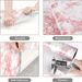 40cm*2000cm Spa-Inspired Pink Marble Wallpaper – Elegant Self Adhesive Wall Covering For Modern Homes_maomaolike.com