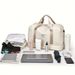 Travel Bag, Large Capacity Women's Fitness Bag, Luxurious Oversized Handbag, Fashionable And Practical Compartment Design, Multifunctional With Dry Wet Separation And Convenient Side Pockets_maomaolike.com