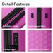 3-Piece Luggage Set Travel Lightweight Suitcases With Rolling Wheels, TSA Lock & Moulded Corner, Carry On Luggages For Business, Trip, (20"/24"/28"), Rose Pink_maomaolike.com