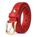 HOT Pierre Cardin Women's Fashion Genuine Leather Belts Needle buckle waistband for Women Red Belt_maomaolike.com