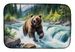 Alaskan Wilderness Grizzly Bear Dish Drying Mat Absorbent Dish Drying Mat Pad For Kitchen Counter Dish Drainer Mat For Countertop, 14 X 21", Multicolor_maomaolike.com