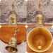 Brass Three Pure Handheld Treasures Taoist Taishang Laojun Eight Immortals Divine Instrument Tianpeng Emperor Bell_maomaolike.com
