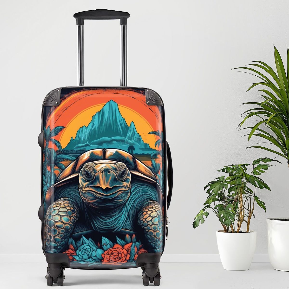 Galapagos Island Luggage, 20/24/28 Inch Luggage, Carry-On, Custom Luggage, Luggage Set, Suitcase, Travel, Vacation, Cabin Suitcase, Custom Suitcase, Personalized Luggage_maomaolike.com