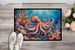 Octopus Among Coral Doormat Front Door Mat Indoor Outdoor Rugs For Entryway, Non Slip Washable Low Pile, 24H X 36W_maomaolike.com