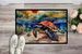 Loggerhead Sea Turtle Doormat Front Door Mat Indoor Outdoor Rugs For Entryway, Non Slip Washable Low Pile, 24H X 36W_maomaolike.com