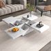 Square Marble Veneer Coffee Table Sliding Top With Storage In 39.4''_maomaolike.com