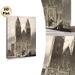 Gothic Cathedral Painting Poster, Vintage Monochrome Engraved Cathedral Scene Poster, Classic Architectural Artwork Ideal For Living Room, Study And_maomaolike.com