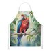 Macaw Parrot Apron Cooking Kitchen Server Baking Crafts Gardening For Adult Women Men, Unisex, Large, Multicolor_maomaolike.com