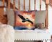 Pelican Fiery Sunset Throw Pillow Machine Washable, Indoor Outdoor Decorative Pillow For Couch, Bed Or Patio, 14Hx14W_maomaolike.com