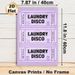 Laundry Disco Ticket Themed Painting Poster, Playful Vintage Ticket-style Poster, Whimsical Purple-toned Design Brings Lighthearted Touch, Ideal For_maomaolike.com