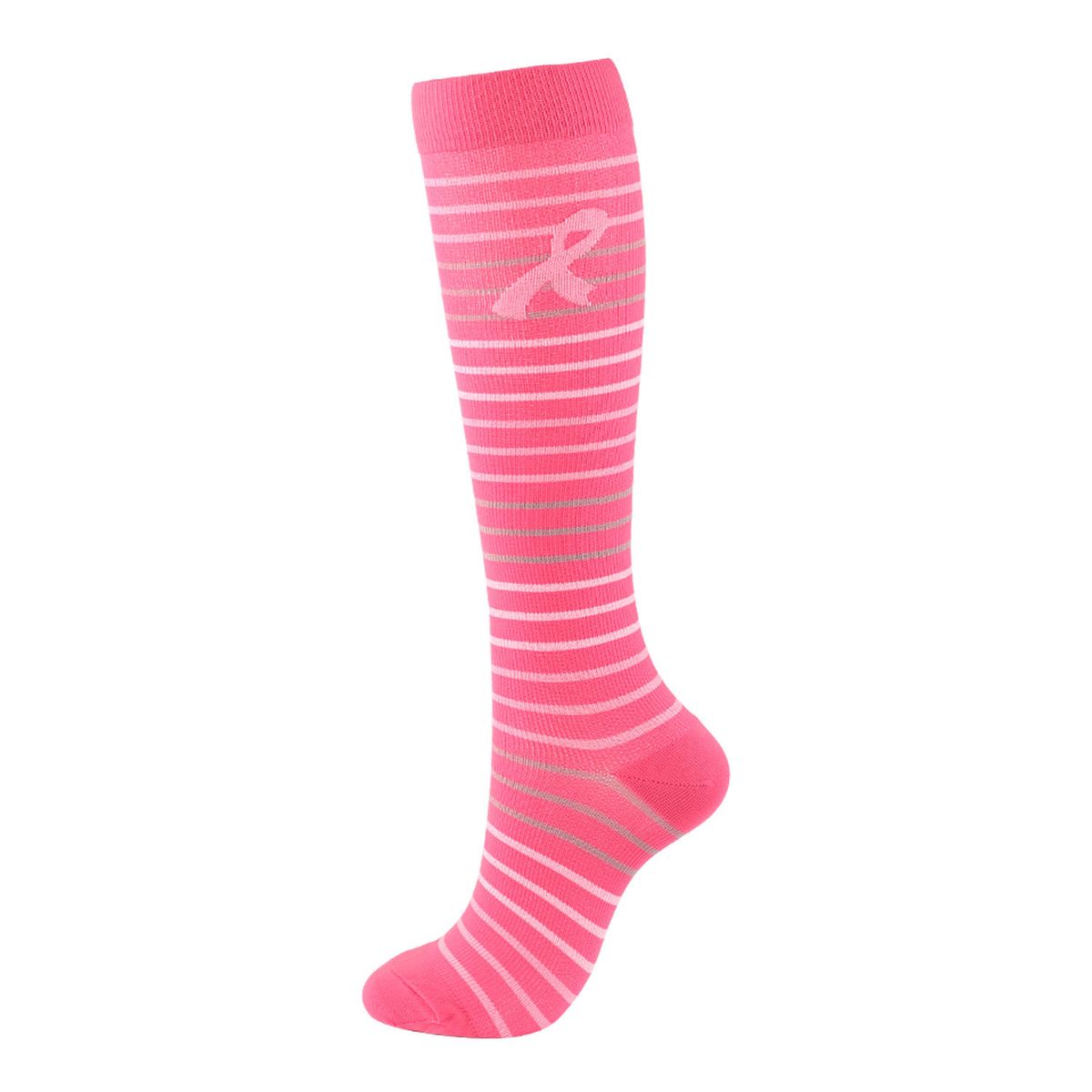 Socks Colorful Ribbon Compression Socks AIDS Logo Nurse Socks Sports Running Pressure Socks Factory Direct Sales_maomaolike.com
